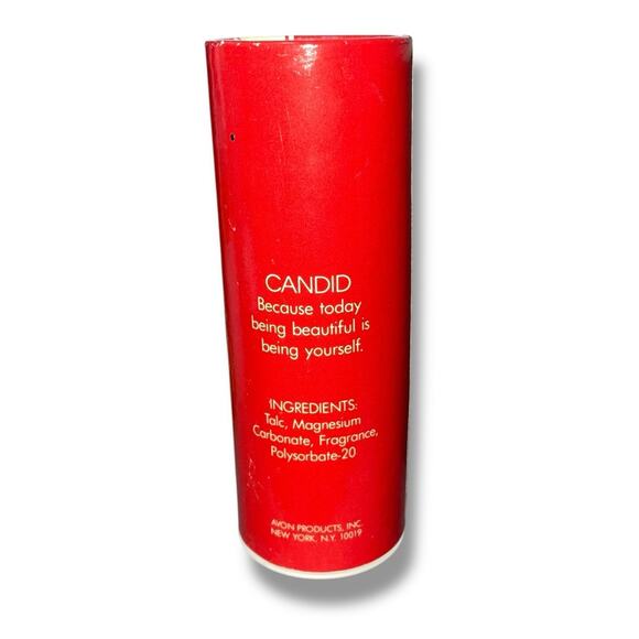 Avon Candid Perfumed Body Powder Talc 3.5 oz Discontinued '80s Fragrance Vintage - Picture 4 of 9